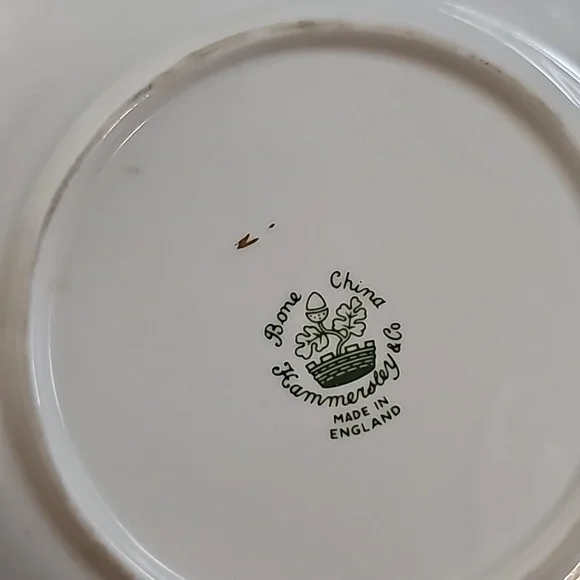 Hammersley & co Gold and whote small bowl - Picture 2 of 9